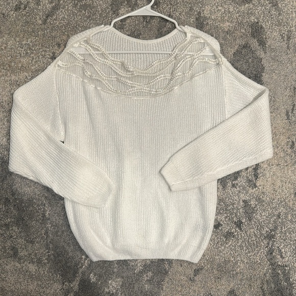 Mesh and Rhinestone Sweater - Picture 5 of 6